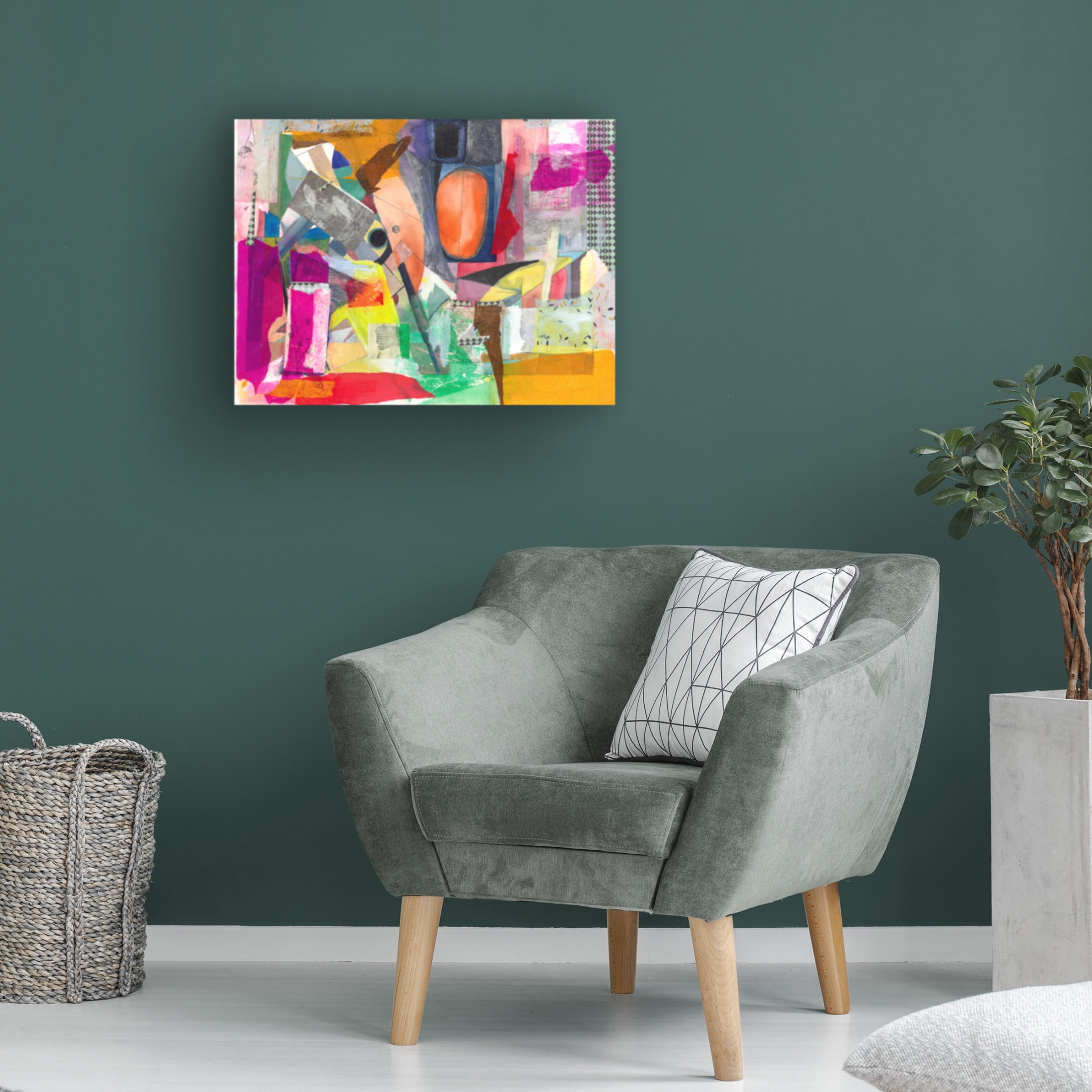 Canvas Wall Art - Ellen Kossoff 'Mercy Of Midnight' Wall Art for Living Room, Bedroom, or Office Décor by Trademark Fine Art - 24 x 18 Inches