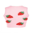 thumbnail image 3 of Women‘s V Neck Sleeveless Argyle Sweater Knitted Vest Slim Fit Ribbed Tank Crop Top Spring Fall Winter Kitwear, 3 of 3