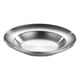 thumbnail image 4 of Platos para servir Platos de postre Bandeja Diseño simple Plato de cena Doble capa Redonda 21cm, 4 of 9