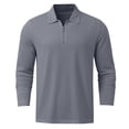 thumbnail image 5 of Hauaitttt Lightweight Mesh Zip Long Sleeve Tee for Men – Breathable Ice Silk Athletic Style Comfortable Fit and Quick Drying T Shirts plus Size Men, 5 of 5