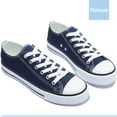 thumbnail image 2 of Zapatillas de lona de moda para mujer, lindas zapatillas bajas, cómodas zapatillas de lona para caminar para dama, 2 of 4