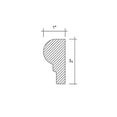 thumbnail image 2 of Apollo Tile  10 pack 2-in W x 12-in L Marble Polished Chair Rail Tile Trim (1.667 Sq ft/case), 2 of 2