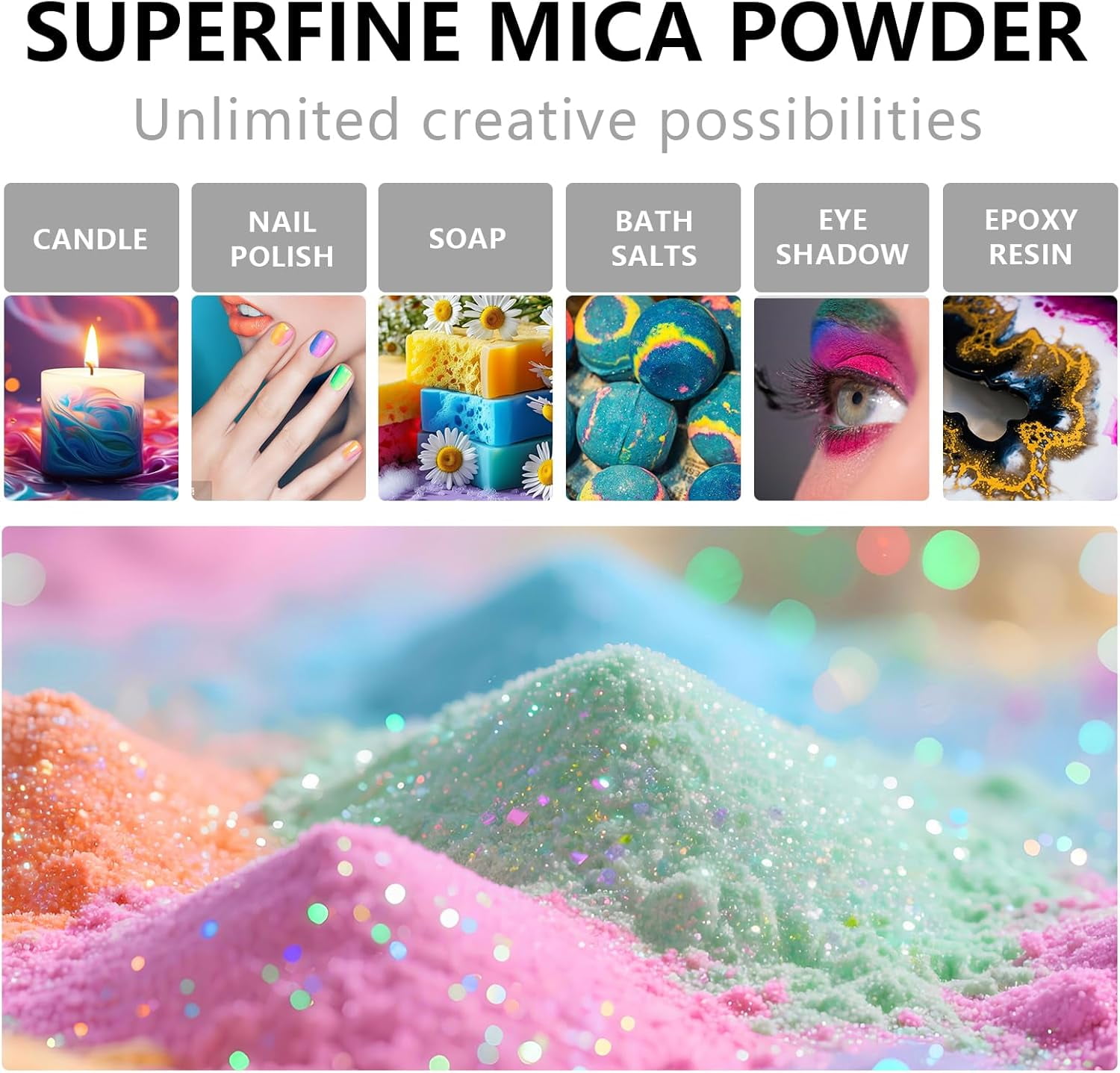 GOODTAKE Red Mica Powder – Mica Powder for Resin, Candle Making, Soap Making – Mica Pigment Powder – Soap Making Dye – for Nail Polish, Eye Shadow, Slime Mica Powders (Red, 4 oz)