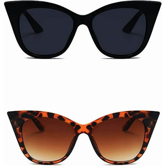 SHBOTO Cat Eye Sunglasses for Women Retro Cateye Frame - Vintage 90s UV400 Protection Sunnies, Chic Shades for Small Face