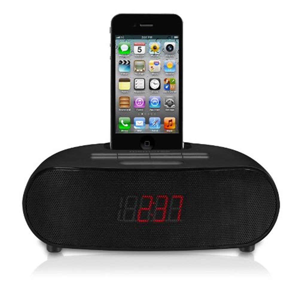 New Memorex FM Bedside Dual Alarm Clock Radio Black - Walmart.com