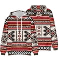 thumbnail image 2 of Sudadera de manga larga con capucha y estampado 3D de vaquero occidental de moda informal para hombre Pompotops  oipoqjl38881, 2 of 4
