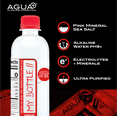 thumbnail image 4 of Agua Plus pH9+ Alkaline Water Bottles - 16.9 fl oz Drinking Water Bottles - Enhanced with Pink Mineral Sea Salt for Electrolytes and Minerals - Recycled Plastic and USA Made Water Bottles - 24 Pack, 4 of 6