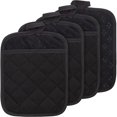 thumbnail image 1 of 4 Pieces Pot Holder Silicone Kitchen Heat Resistant Basic Coaster Potholder Oven Set Heat Resistant Potholders Kitchen Mitts Everyday with Pocket for Cooking Baking Supply, 1 of 7