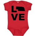 thumbnail image 3 of Inktastic Love Nebraska Boys or Girls Baby Bodysuit, 3 of 5