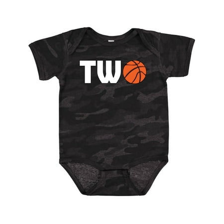 

Inktastic Basketball Second Birthday Gift Baby Boy or Baby Girl Bodysuit