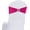 Fuchsia, variant on 120 PCS Spandex Chair Sashes Bows Stretch Chair Cover Band with Buckle Slider Universal Elastic Chair Ties for Wedding Banquet Party Event Decoration (Turquoise)