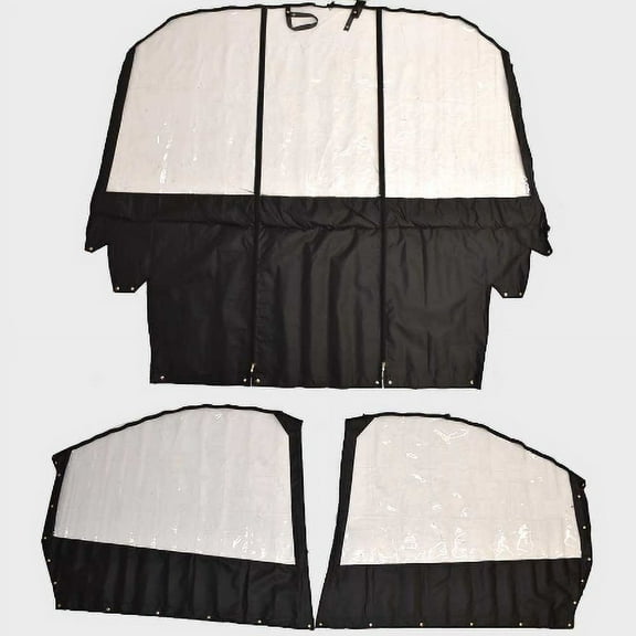 Lowe Boat Curtain Kit 2317017 | 1625 FM 2019 Dufort Black 3 Piece