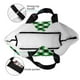 thumbnail image 4 of Balery Green Argyle Plaid Bolsa Tote Estilo Estético con Cremalleras, Bolsa de Hombro, Bolsa de Compras Grande y Plegable, 4 of 8