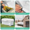 thumbnail image 3 of 3Pcs Rectangular Plant Protection Cover, Plant Freeze Protection Cover with Elastic Cord Winter Freeze Proofing Frost Prevention Plant Frost Proof Cover for Raised Beds Balconies, 3 of 7