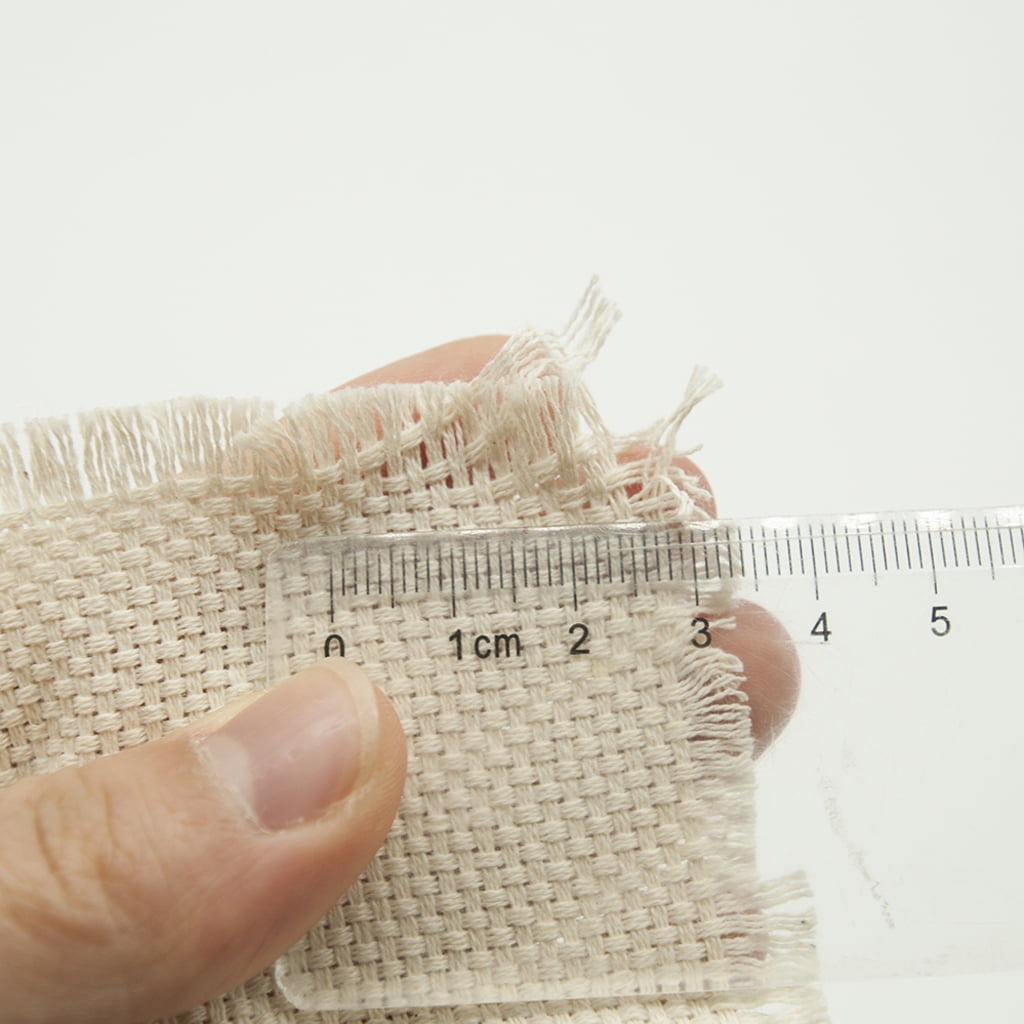 Cotton Monks Cloth for Embroidery Needlework Sewing Needle Accessory Handmade 185x100cm