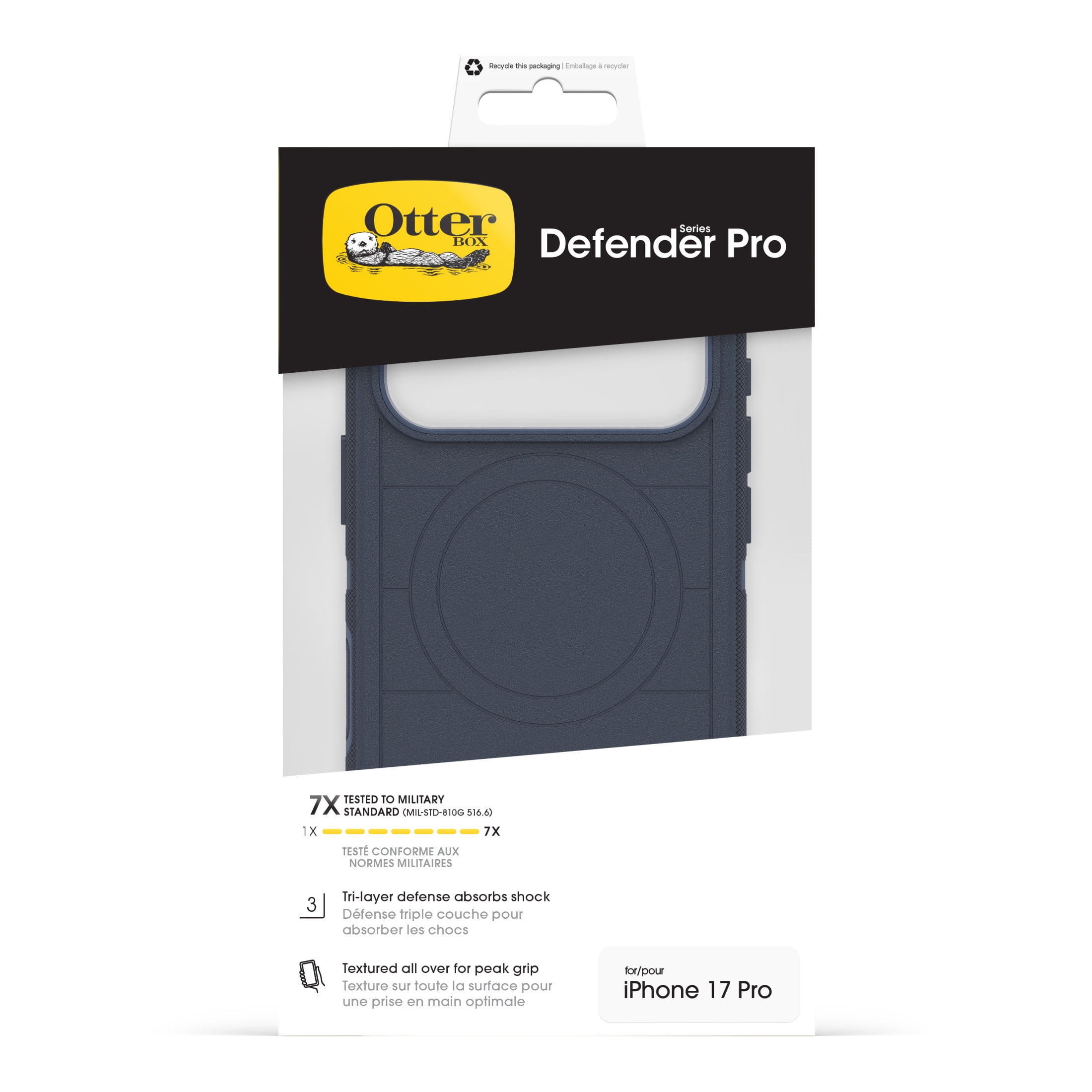 OtterBox Defender Series Pro Case with MagSafe and Camera Control for Apple iPhone 17 Pro - Blue