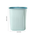 thumbnail image 3 of Kitchen Trash Can, Step-On Garbage Can with Lid, Tall Kitchen & Bathroom Trash Can, Small Office Waste Bin, Blue - Xuniizn, 3 of 7