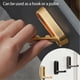 thumbnail image 5 of No Drill Suction Wall Hooks Gold, 5 of 5