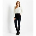 thumbnail image 2 of Aeropostale Womens Sherpa Crop Sweatshirt, Off-White, Juniors, X-Large, 2 of 2