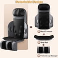 thumbnail image 4 of Shiatsu Full Body Massage Cushion, Vibrating Neck and Back Massager with Heat for Relaxation, 8 Kneading Nodes & 9 Modes, 4 of 13