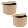 thumbnail image 3 of Cajas de papel de Kraft circulares de 2 piezas para recuerdo y manualidades Caja de chocolate de la caja de recuerdo de boda, 3 of 8
