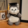 thumbnail image 1 of Cartoon PhD hat doll Plush toy PhD doll Graduation season commemorative gift, 1 of 3
