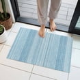 Abstract Blue Door Mat 16x24 Inch Rustic Farmhouse Minimalist Blue ...