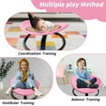 thumbnail image 3 of iRerts Sensory Spinning Chair for Kids, 360° Swivel Chair for Toddlers ADHD Children, Body Coordination Training Chair Sensory Toys with Safety Non Slip Base, Pink, 3 of 8