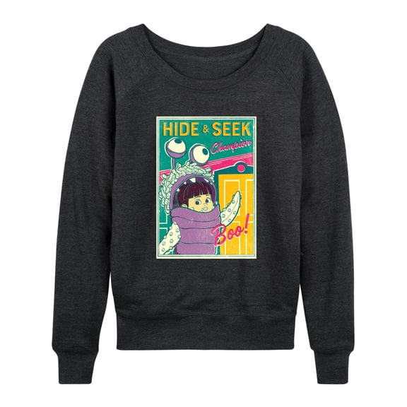 Monsters Inc - Hide and Seek Champion -Women's Lightweight French Terry Long Sleeve Shirt