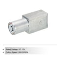 thumbnail image 3 of Uxcell DC 12V 23RPM Turbo Worm Geared Motor 6mm D Shaft High Torque Reduction Electric Motor, 3 of 5