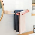 thumbnail image 4 of Soporte de pared para barra de toalla giratoria para baño y cocina, 4 of 5