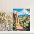 thumbnail image 2 of Mountain Path Landscape Canvas Wall Art/Decorative Painting，Suitable for Living Room，Bedroom，Office，Hotel，and Restaurant Decoration., 2 of 8
