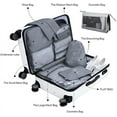 thumbnail image 2 of 8-Piece Set Travel Storage Clothes Underwear Shoes Organizer Packing Cube Bag High Capacity Luggage Travel Storage Reusable Grey, 2 of 6