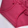 thumbnail image 5 of TNOBHG Women Mesh Underwear Women Panties Lace Mid Waist Elastic Soft Breathable Anti-septic Glossy Ice Silk Lady Underpants Underwear Ultra-thin Breathable, 5 of 8