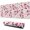 Pioneer Flower Floral-2, variant on Long Mouse Pads for Desk,Pioneer Flower Floral Print Pattern Desk Mats on Top Of Desks, Desk Mouse Pad Extra Large with 3mm Non-Slip Base and Stitched Edge for Gaming,Office,Work,Home 31.5"x11.8"