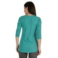 thumbnail image 4 of Inkmeso T-Shirt avec Boutons Jersey Tee Haut à Manches Longues pour Femmes, 4 of 8