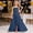 7Dark Blue30, variant on CAIVO Kids Girls Party Dress With Ruffled Tiered Dress And Strapless Solid Color Sleeveless Crisscross Bodice For Square Collar Versatile Dresses