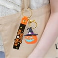 thumbnail image 6 of Honeeladyy Halloween Glow in The Dark Pumpkin Keychain Luminous Pendant For Backpack Purse Keys Spooky Accessory Party Favor Gift Decor, 6 of 6