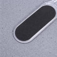 thumbnail image 2 of HLONK 2pcs Portable Clear Plastic Handgrip Double-sided Callus Remover Foot File Foot Scraper Tool, 2 of 8