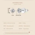 thumbnail image 3 of AIXZETHY Tiny Moissanite Stud Earrings 0.1ct Brilliant Round Cut D Color VVS1 Clarity Earrings 925 Sterling Silver Earrings Birthday Christmas Valentines Day Mothers Day Gifts, 3 of 6