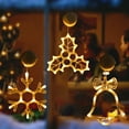 thumbnail image 4 of Christmas Decorations 3 Pack Christmas Window Lights with Suction Cups, Battery Operated Christmas Lights, 4 of 5