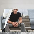 thumbnail image 2 of Bill Skarsgard Fleece Blanket for Couch - Throw Blanket Lightweight Bill Skarsgard Merch Super Soft Cozy Luxury Bed Blanket Microfiber and Throws for Sofa, 2 of 6