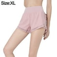 thumbnail image 2 of Women’s High Waist Running Shorts with Liner Athletic Hiking Workout Shorts Pockets, 2 of 6