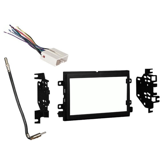 Fits Ford F-150 XL w/o Options 2009-2014 Metra Double DIN Dash Kit with Harmony Radio Harness