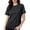 Black, variant on NMMUED Gym Shirts for Women Mesh Cooling Ice Silk Tops Short Sleeve Quick Dry Athletic Workout Activewear Crew Neck Breathable Yoga Running Basic Tees Summer Apparel Light Gray XXL
