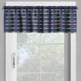 thumbnail image 2 of Ambesonne Abstract Window Valance, Grunge Doodle Stripes, 54" X 18", Multicolor, 2 of 5