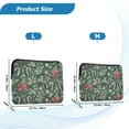 thumbnail image 4 of FORMRS 13"-13.3" Laptop Sleeve Protective Case Soft Carrying Quilted Computer Bag Cover, Christmas Candy Cane, 4 of 7