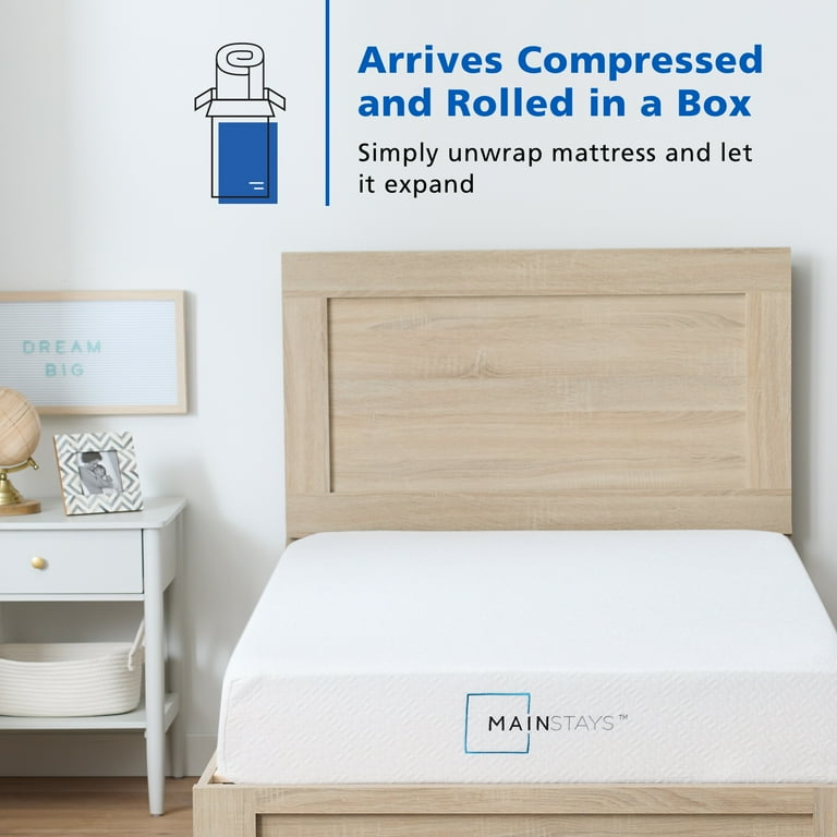 Mainstays 8 inch 2024 memory foam mattress
