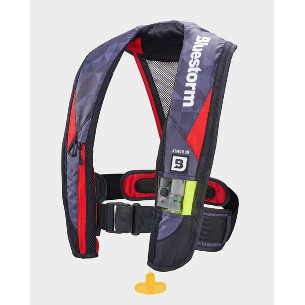 Bluestorm Gear Atmos 40 Automatic/Manual Inflatable PFD Life Jacket for Adults US Coast Guard