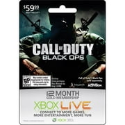 Interactive Commicat Xbox 12 Month Sub Cod Black Ops D5